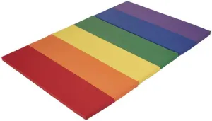 FDP SoftScape 4ft x 6ft Runway Tumbling Mat - Soft, Sturdy Foam, 3-Fold Exercise Mat