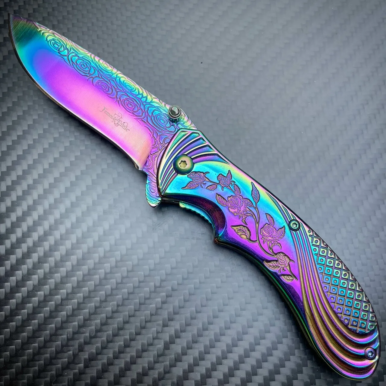 Femme Fatale Ladies Rainbow Knife