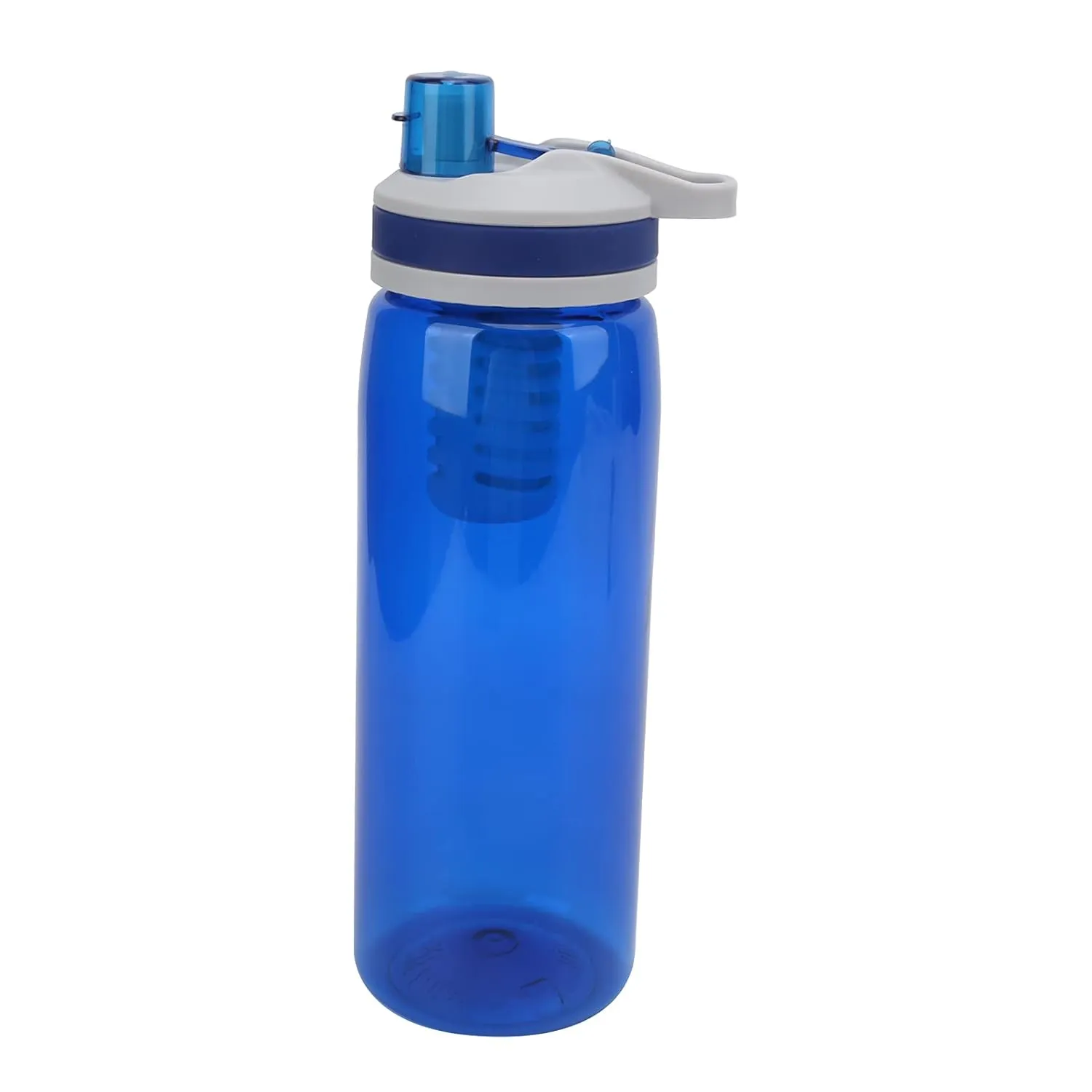 Filtered Water Bottle, Water Filter Bottle 770ml ABS Water Bottle with Filter with Lid for Camping Hiking (#1)