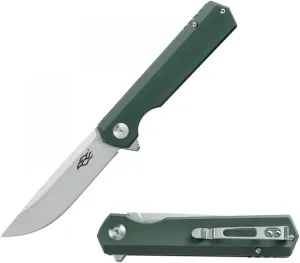 Firebird GANZO FH11S-GB Pocket Folding Knife D2 Steel Blade G10 Anti-Slip Handle with Clip Hunting Fishing Camping Gear Outdoor Folder EDC Pocket Knife (Green)