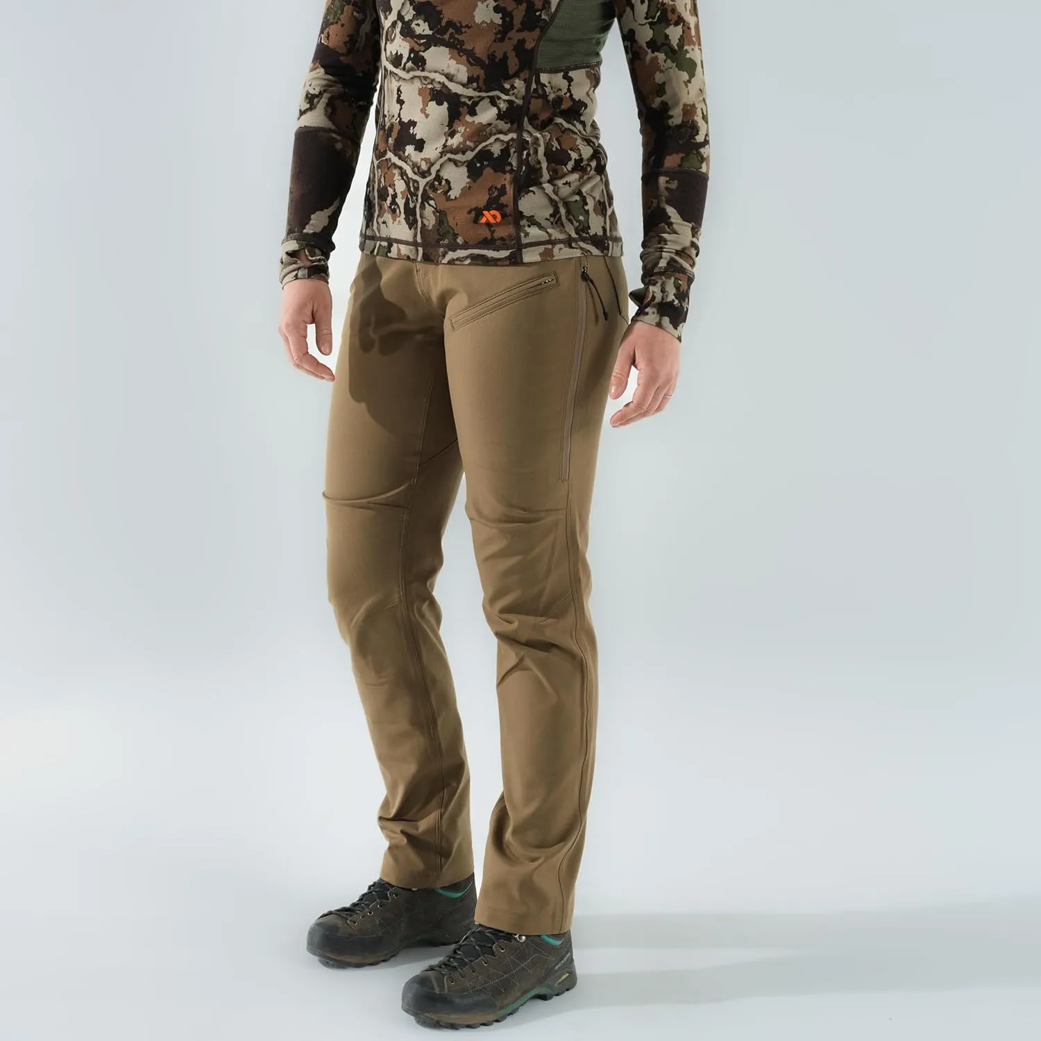 First Lite Women's 308 Pant - Stretch Camo Hunting Pants with Hip Vents