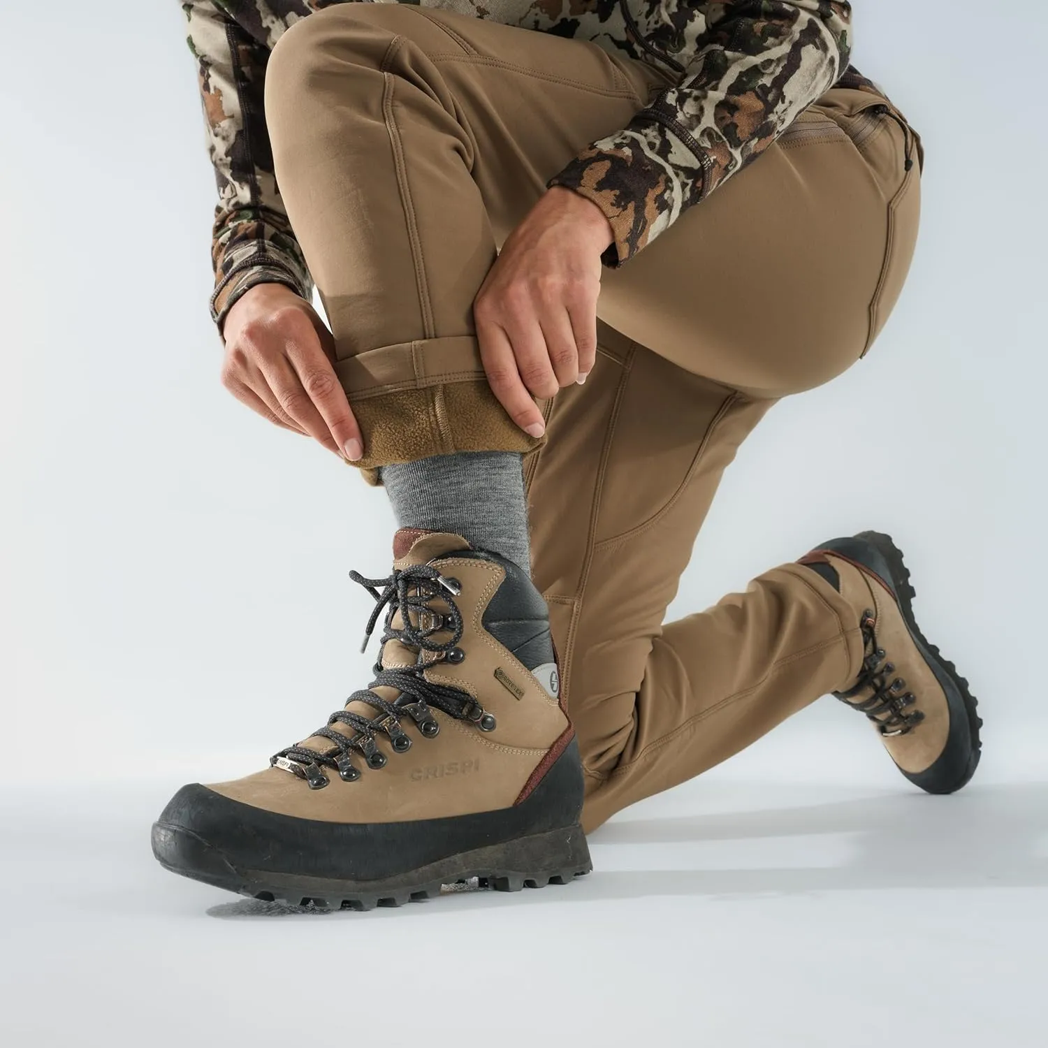 First Lite Women's 308 Pant - Stretch Camo Hunting Pants with Hip Vents