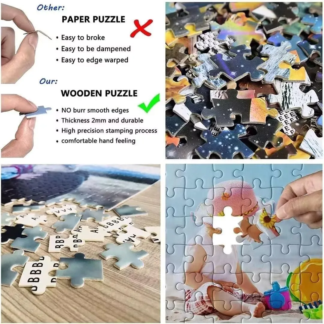 Fish Struggles for Survival 1500 Pieces Wooden Jigsaw Puzzles for Adults Children Educational Intellectual Puzzle Toys Home Decoration Art DIY Toy Gift