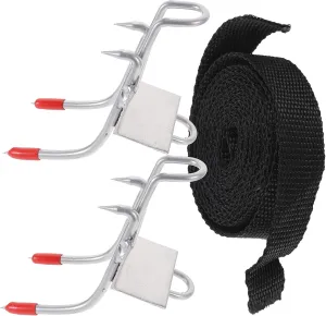 Five Claws Tree Climbing Shoes Metal Material Tool Non-Slip Spikes Portable Arborist Equipment Garden Supplies
