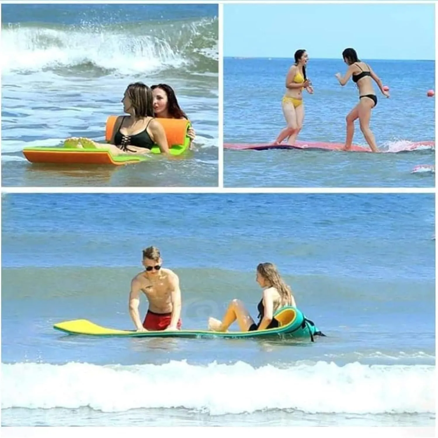 Floating Mat, Floating Water Mat, Foam for Beach, Ocean, Lake, Roll-Up Floating Island for Water Recreation and Relaxing