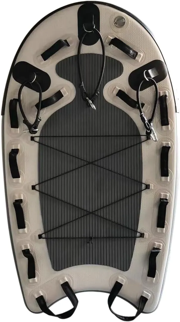 Floating Water Mat Water Mattress Rescue Sled Surfboard Board Jet Ski Rescue Board for Professional Emergency Rescue by Lifeguards, Fire & Rescue, Big Wave Surfing