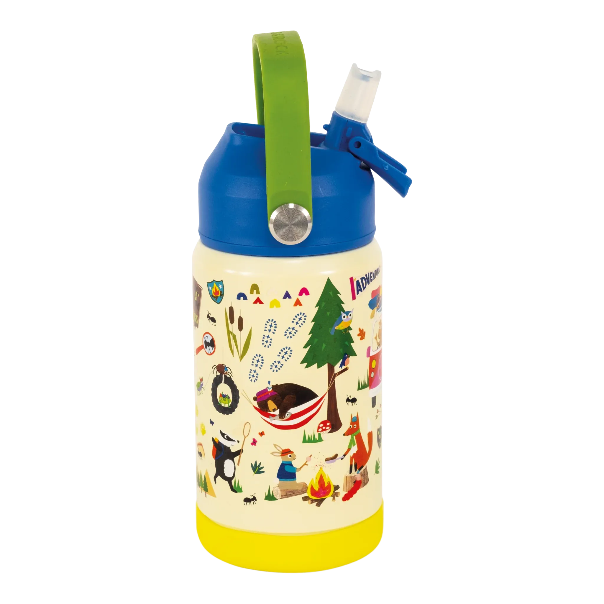 Floss & Rock Adventure Theme Children's Stainless Steel Drinks / Water Bottle - 14.01 oz