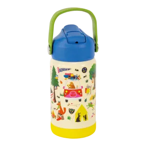 Floss & Rock Adventure Theme Children's Stainless Steel Drinks / Water Bottle - 14.01 oz