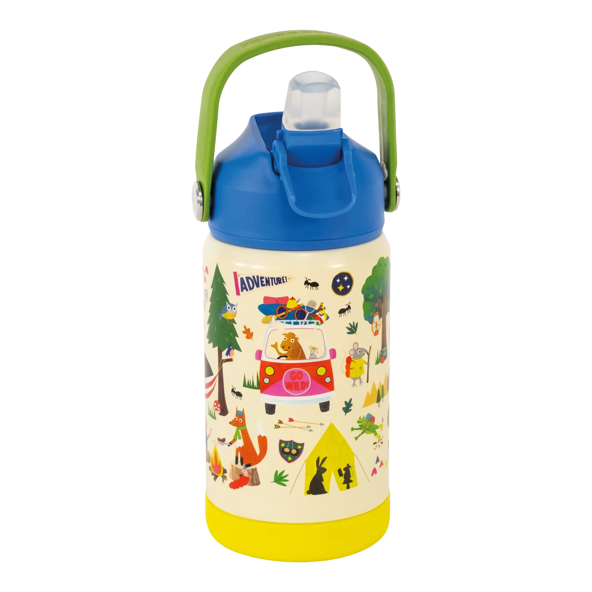 Floss & Rock Adventure Theme Children's Stainless Steel Drinks / Water Bottle - 14.01 oz