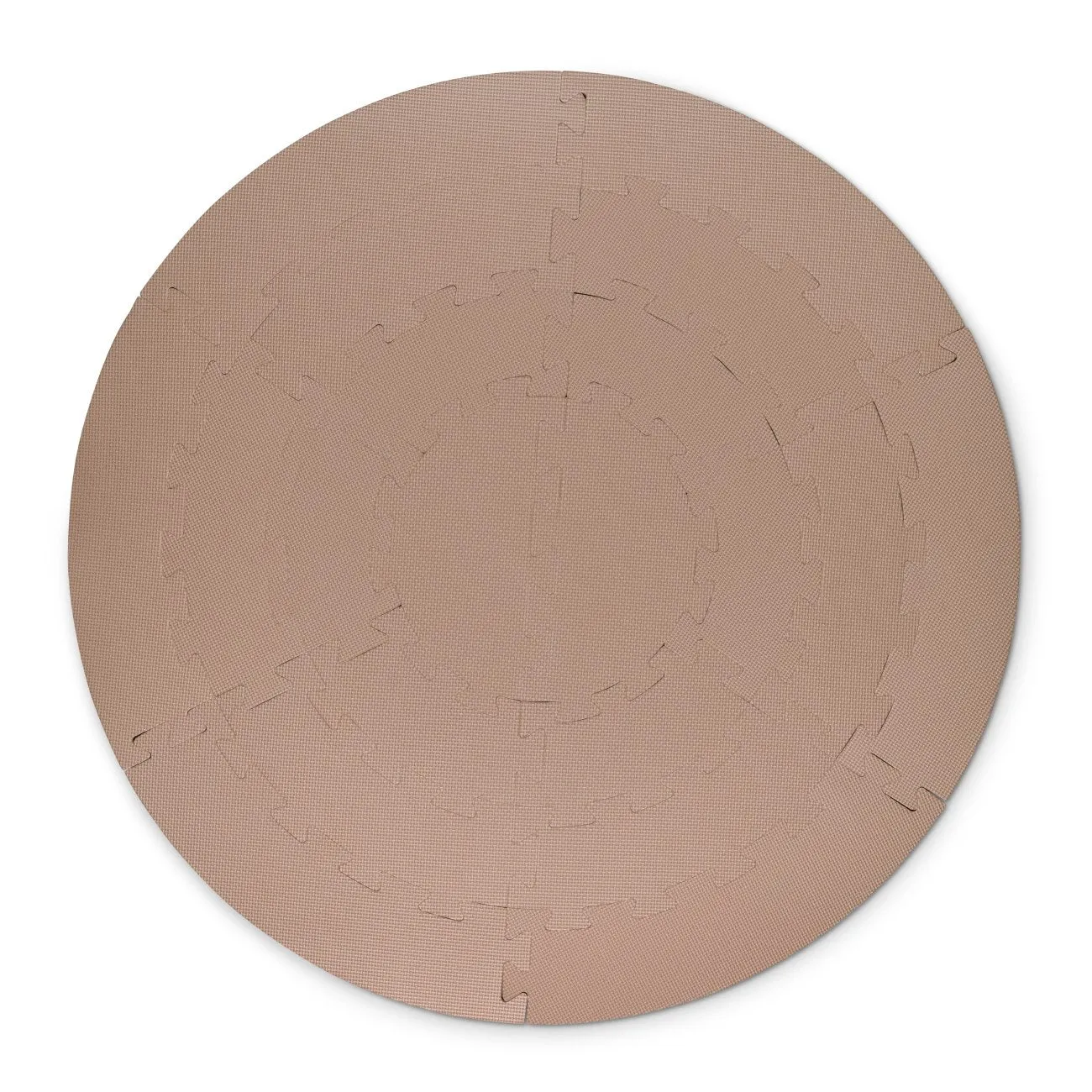 Foam play mat circle - Light brown