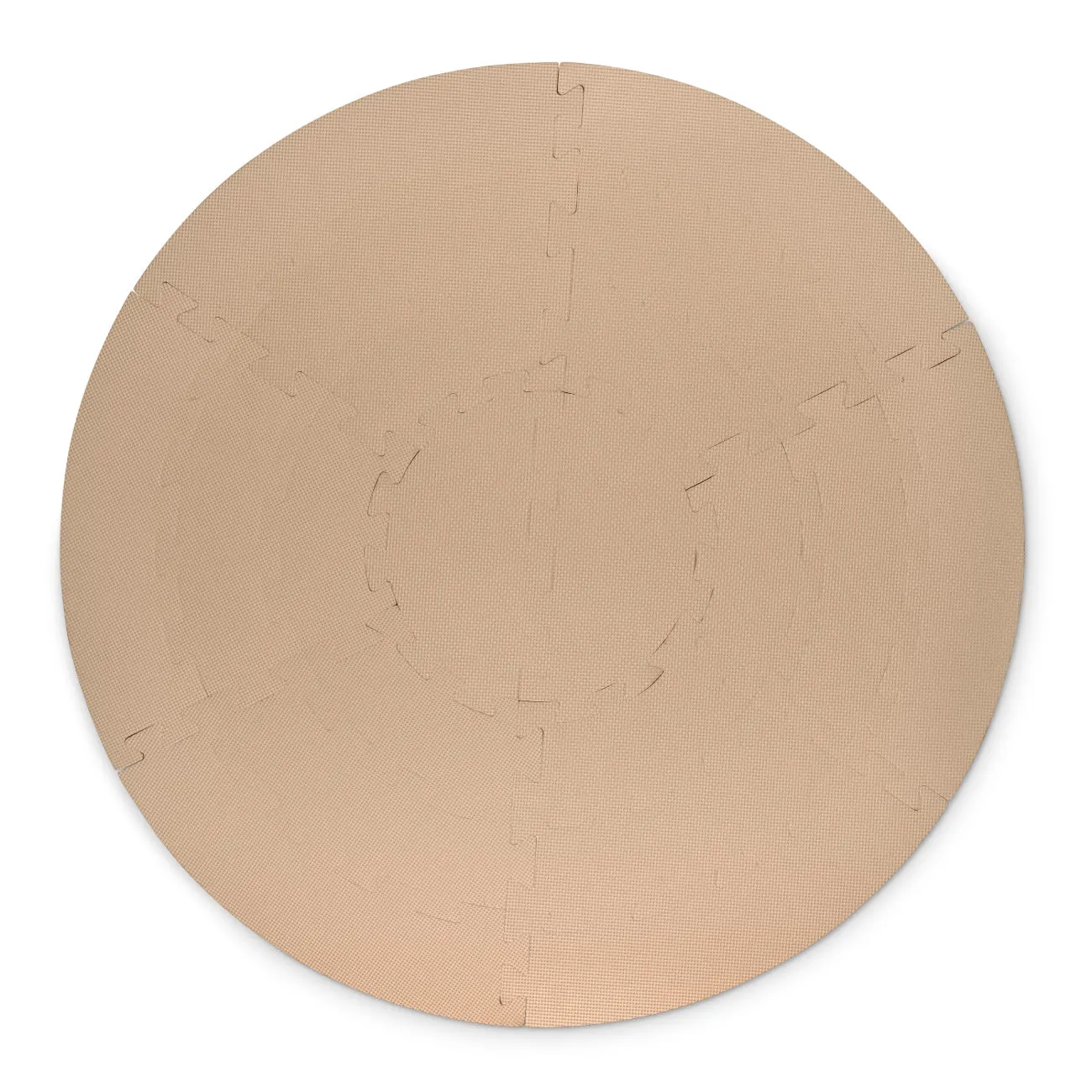 Foam play mat circle - Warm sand