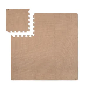 Foam play mat square - Light brown