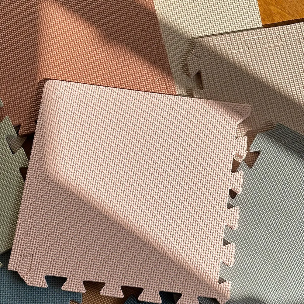 Foam play mat square - Light brown