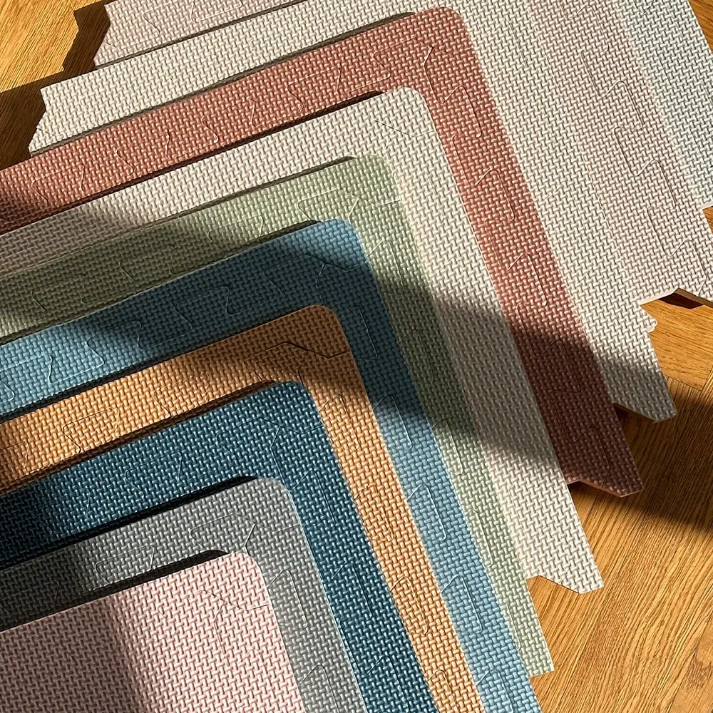 Foam play mat square - Light brown