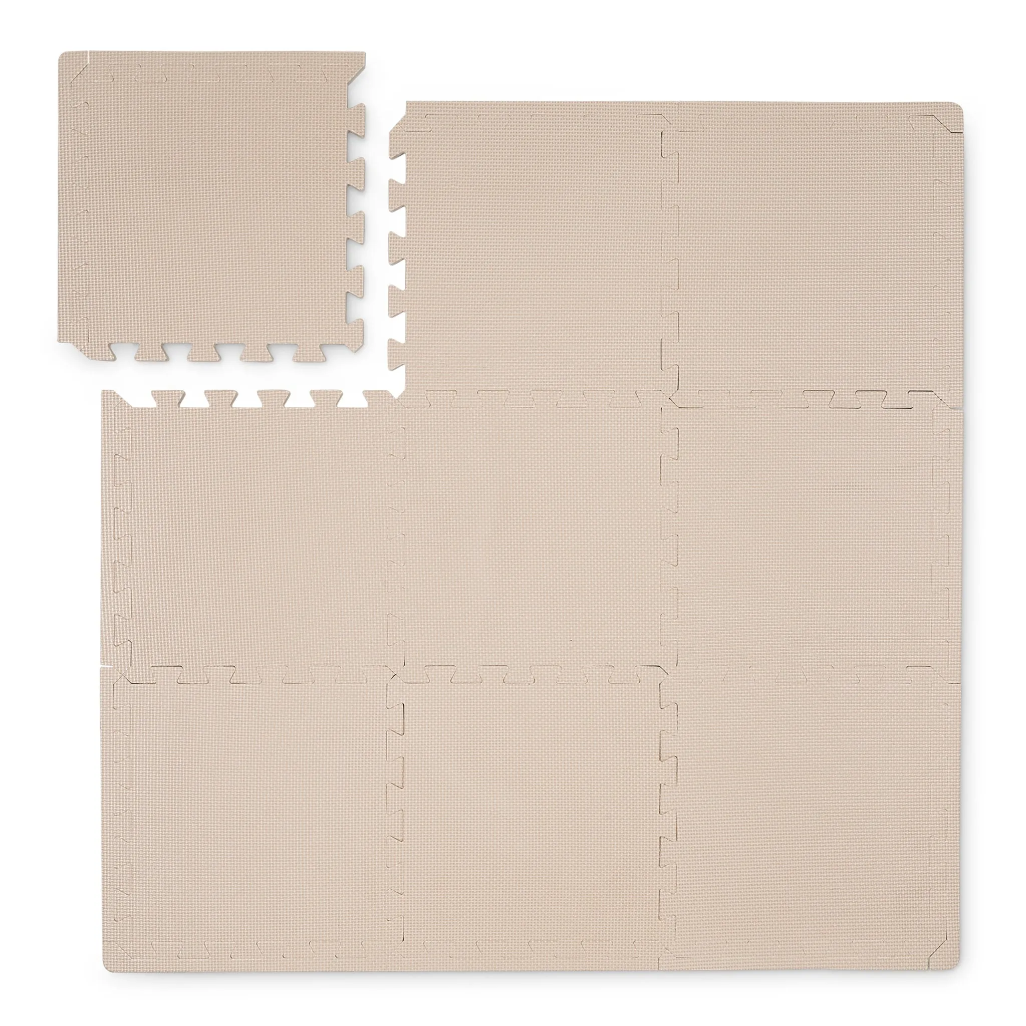 Foam play mat square - Warm sand