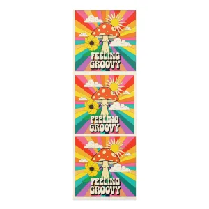 Foam Yoga Mat - Feeling Groovy
