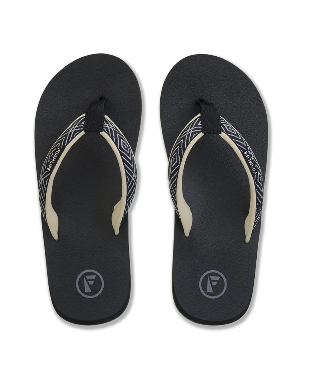 Foamlife Black Yogi Women Flip Flops