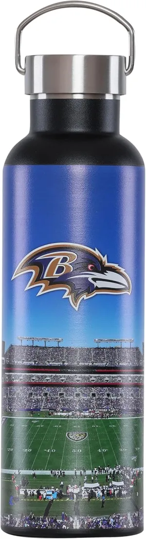 foco NFL unisex-adult NFL Team Logo 25oz Insulated Stainless Steel Travel Home Field Hydration Bottle