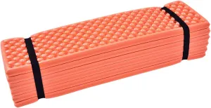 Folding Outdoor Hiking Mountaineering Camping Mat, Comfortable Outdoor Xpe Material Foam Camping Mat, Soft and Comfortable Egg Lattice Foam Sleeping Pad (Orange)