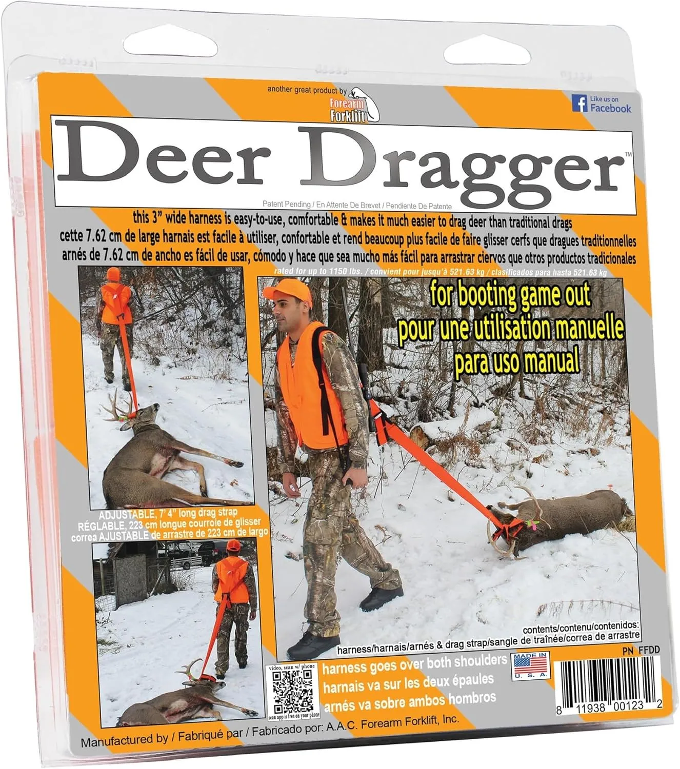 Forearm Forklift Premium Hunting Gear Deer Dragger