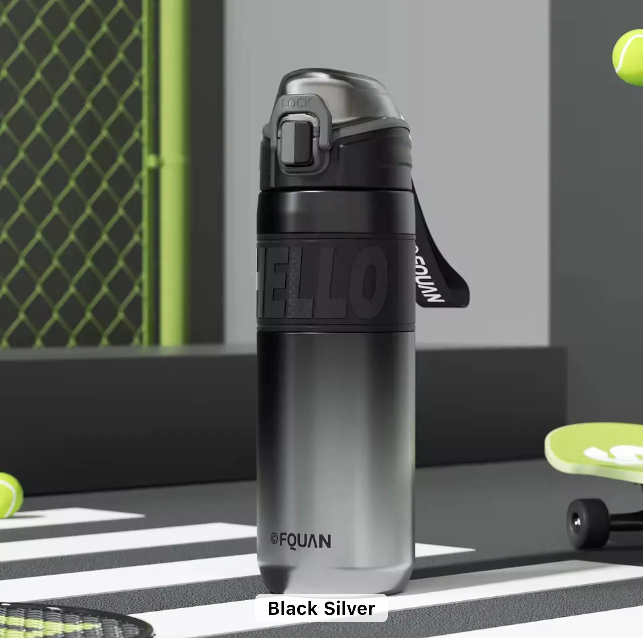 Fquan - Metallic Flask | 660ml