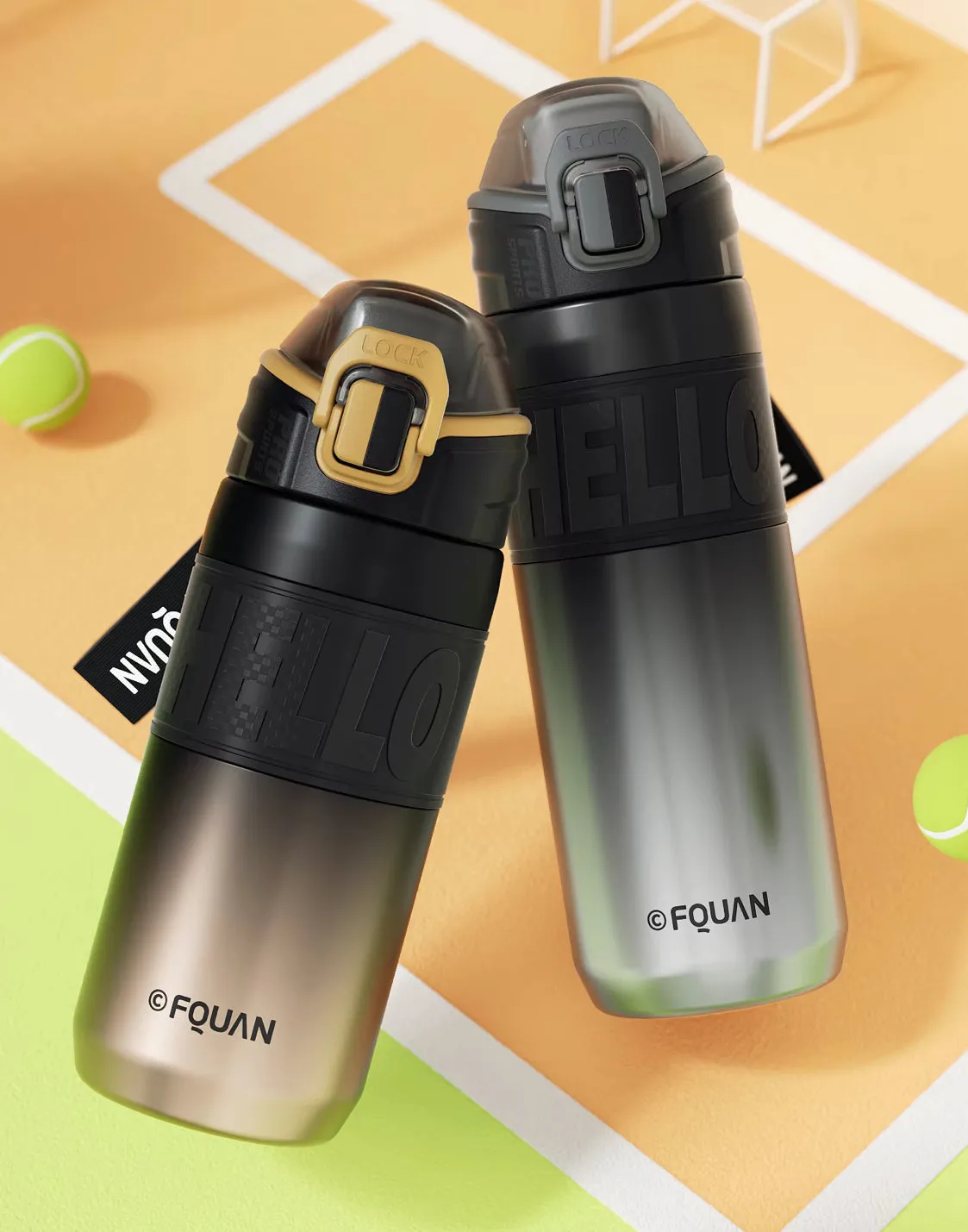 Fquan - Metallic Flask | 660ml