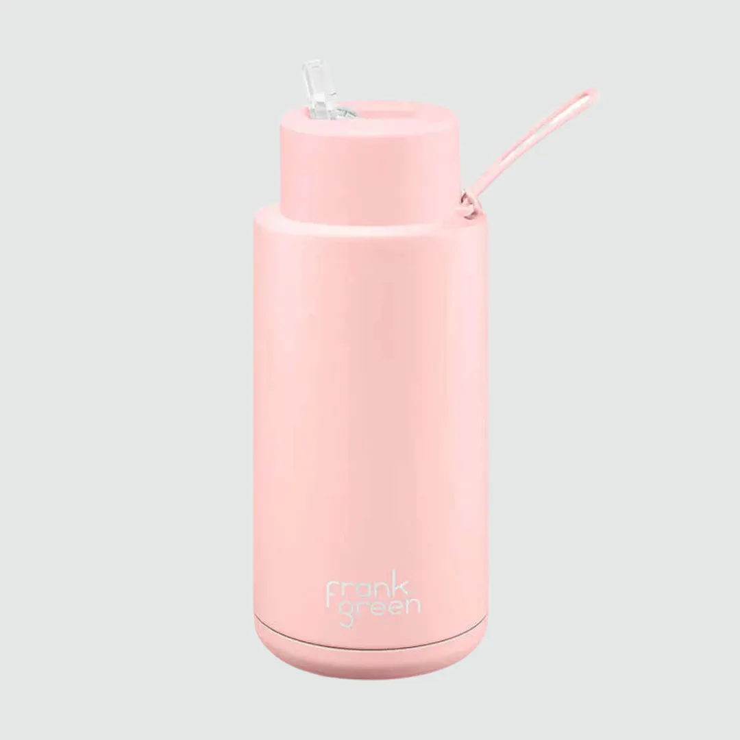 Frank Green Insulated Drink Bottle 1 Litre - Blushed