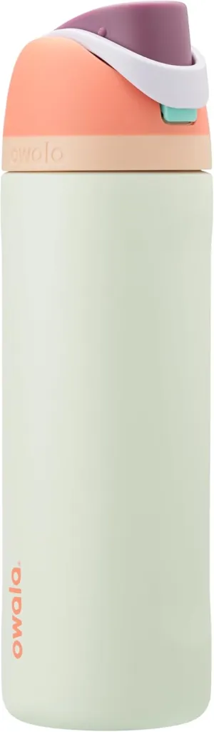 FreeSip Insulated Stainless Steel Water Bottle with Straw for Sports, Travel, and School BPA-Free Sports Water Bottle, 24 oz, Surfs Edge