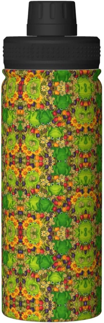 Frog 18oz Sports Insulated Bottle For Outdoor Activities,Your Ideal Companion Staying Hydrated