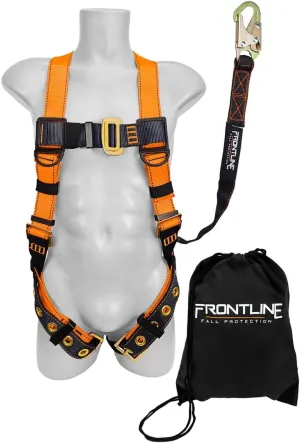 FRONTLINE FALL PROTECTION Combat Compliance Kit | Harness 5 point | Applicable ANSI-OSHA standards