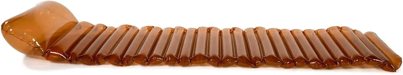 FUNBOY Giant Inflatable Clear Mocha Water Mat Lounger Pool Float, Perfect Summer Pool Party and Entertainment