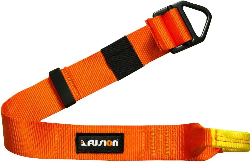 Fusion Adjustable Lanyard with D-Ring, Orange,30 INCHES (TZP-16-3)