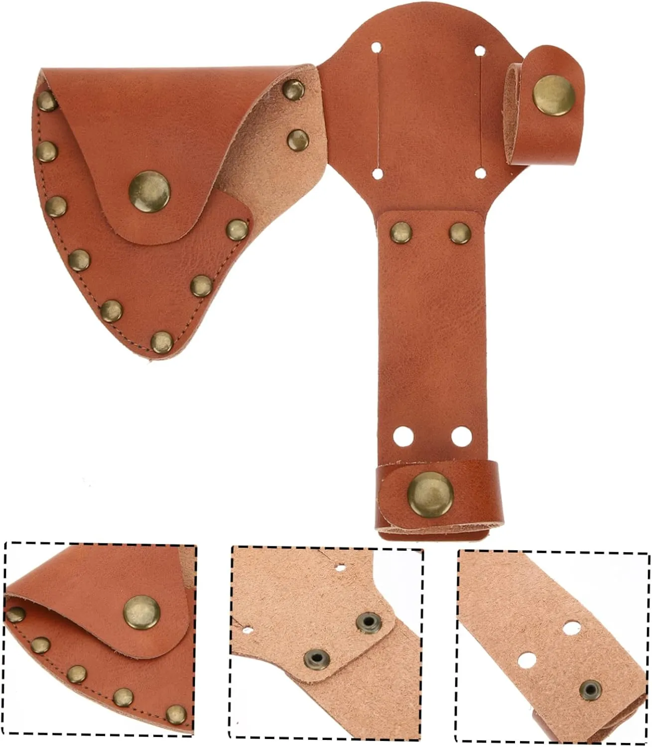 GANAZONO Portable Axe Cover Protective Hatchet Sleeve for Outdoor Use Fit for Axes Convenient and Storage