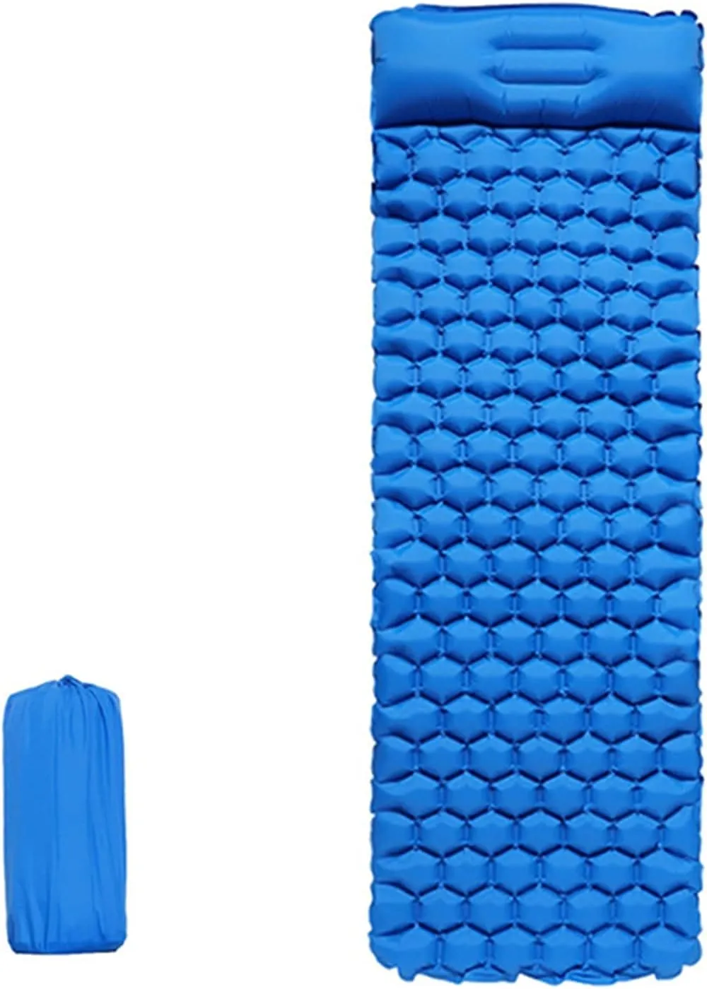 GaRcan Inflatable Sleeping Mattress 195 * 60Cm Camping Mat Self Inflatable Mattresses Camp Inflatable Mattress Outdoor Camp Mat Tent Mat Sleeping Pad Hiking Traveling, Camping Sleeping Ma