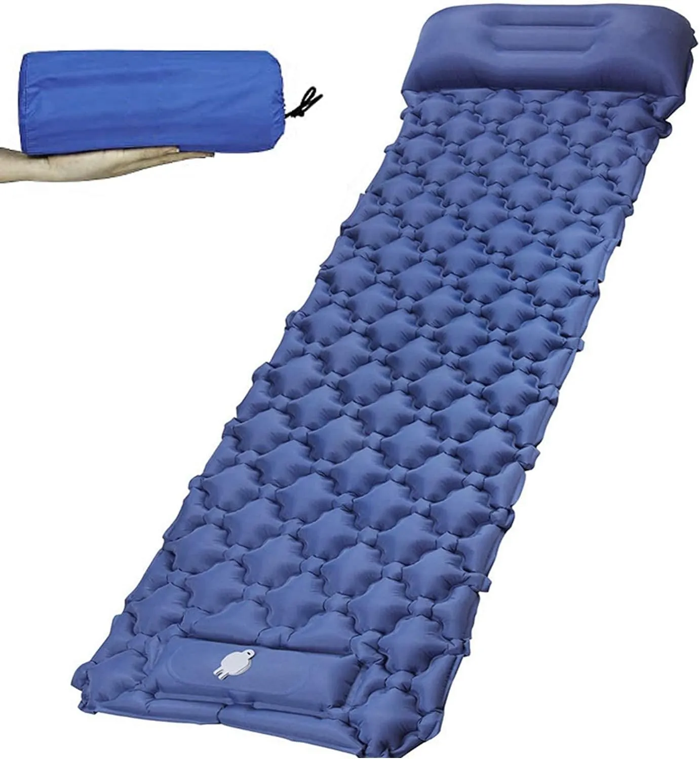 GaRcan Inflatable Sleeping Mattress Camping Mattress Self-Inflating, Portable Sleeping Pad, Waterproof and Moisture-Proof Roll Mats, Self-Inflating Camping Mat with Built-in Inflatable (N