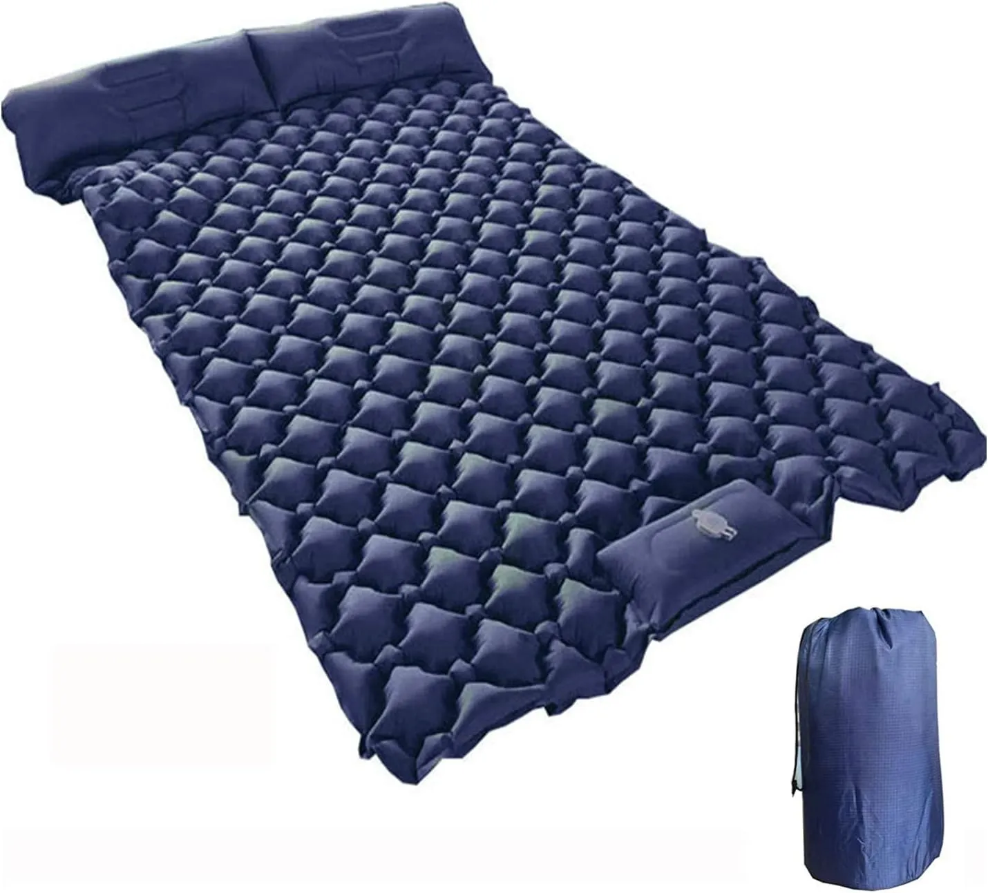 GaRcan Inflatable Sleeping Mattress Double Camping Mat Self Inflating, Waterproof and Moisture-Proof Roll Mats, Sleeping Pad with Built-in Air Pump, Ultralight and Small Pack Size, for Ou