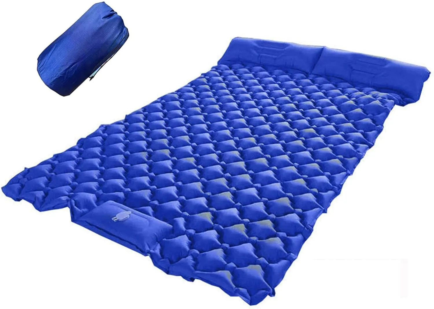 GaRcan Inflatable Sleeping Mattress Inflatable Sleeping Mat Lightweight Folding Camping, Inflatable Sleeping Mat for Outdoor, with 2 Self-Inflating Pillows, Durable to Use, for Backpackin