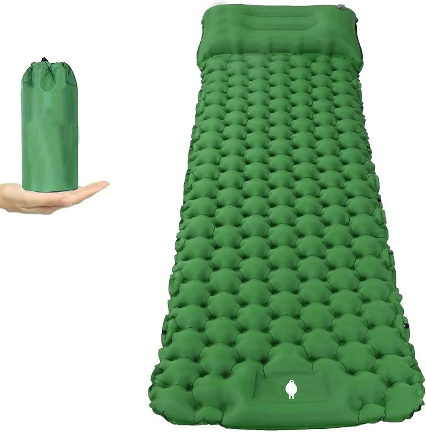 GaRcan Inflatable Sleeping Mattress Lightweight, Self Inflating Mattress Camping, Self-Inflating Camping Mat with Built-in Inflatable Pillow, Ultralight and Small