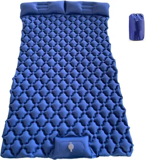 GaRcan Inflatable Sleeping Mattress Self Inflating Camping Mat, Portable Sleeping Pad, Waterproof Comfortable Roll Mats with Pillow, Sleeping Pad with Built-in Air Pump, for Backpacking, Cam