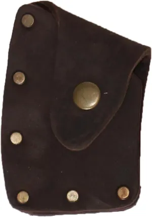 Genuine Leather Cover for PRANDI SEGURIN 0.88 lb, Axe with Splitting Wedge 4.40 lb, PRANDI Piemonte Style Hatchet 0.65 lb – Handmade Axe Sheath 7.MOD.01