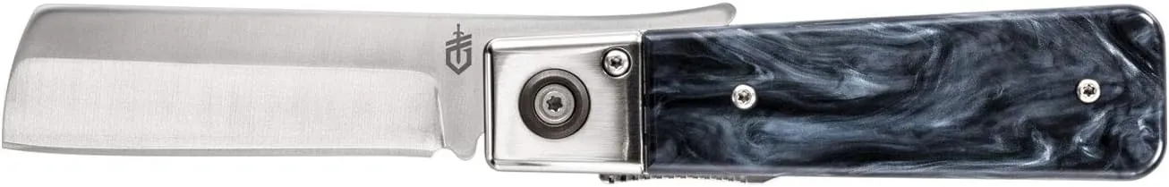 Gerber Gear Jukebox, EDC Folding Pocket Knife with Straight Edge Flipper Blade for Everyday Carry, Gifts for Men, Marble