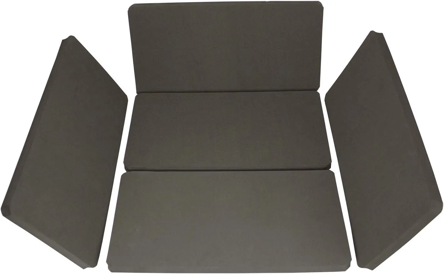 Global Safety 5 Pack Foam CPR Floor Mat with Convenient Carry Bag to Reduce Back and Knee Pain, 15.5" x 8" x 0.75"