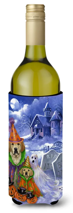 Golden Retriever Halloween Wine Bottle Hugger PPP3102LITERK