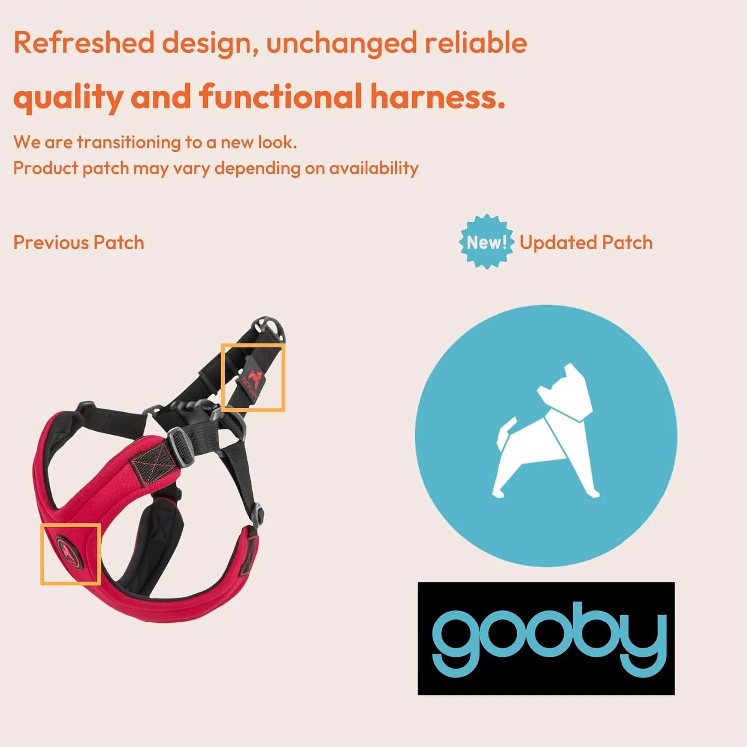 Gooby - Escape Free Sport Harness, Small Dog Step-In Neoprene Harness for Dogs that Like to Escape Their Harness, Pink, Small