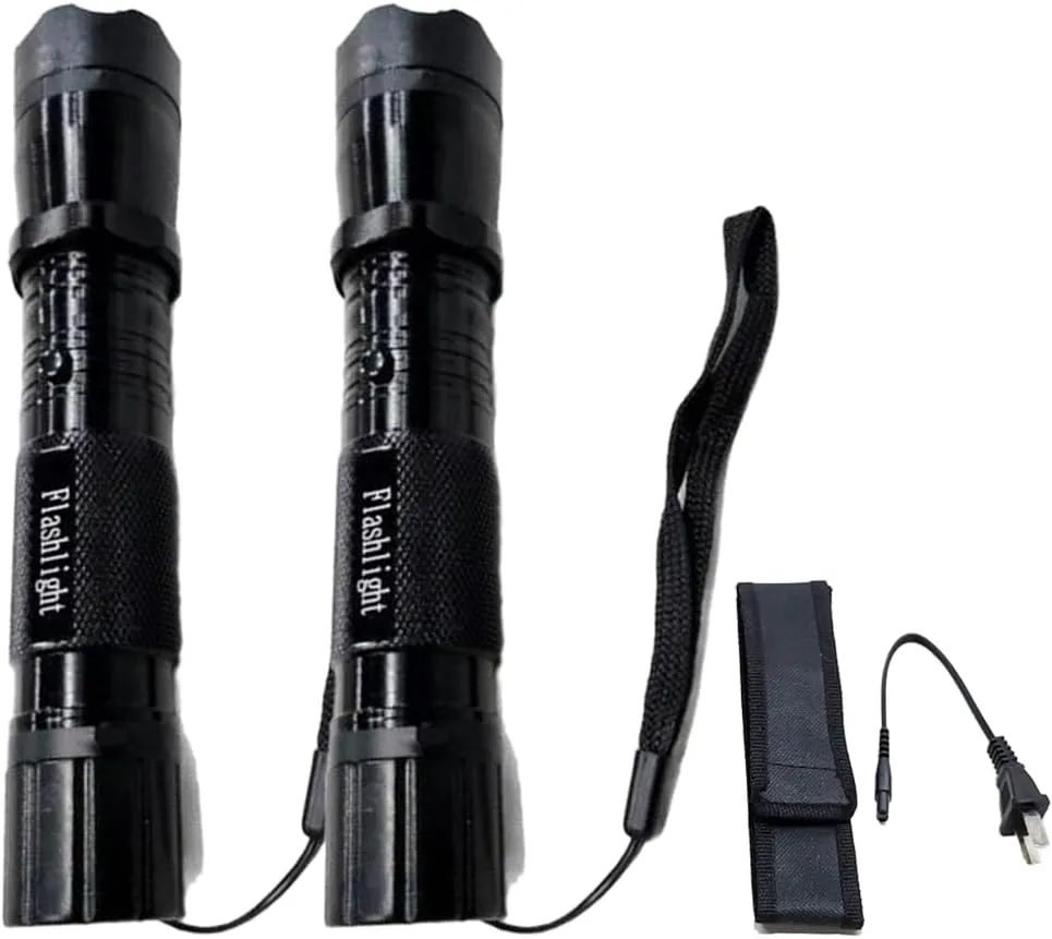 Gootatic Voltguard V95 Stun Torch,Gootatic Stun Flashlight,2025 The Ultimate Survival Flashlight,USB,for Home, Camping, Fishing, Car Essentials and Survival Kits (2pcs)