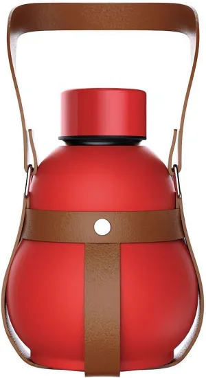 Gourd Water Bottle, Retro Style Gourd Sports Water Bottle, 316 Stainless Steel Winter Thermos Cup 280ml Travel Water Bottle, for Outdoor and Indoor, Valentine's Day Gifts (Red)
