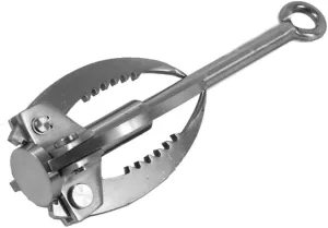 Grappling Hook, Stainless Steel Folding Grappling Hook Rock Climbing Claw Survival Tool Equipment for Outdoor Climbing Hiking