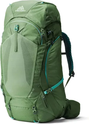 Gregory Kalmia 60L Women's Backpacking Pack, Ventilated Backpanel, Built-In Hydration Attachment for Bladder (Reservoir Not Included), Small/Medium, Olive Frost