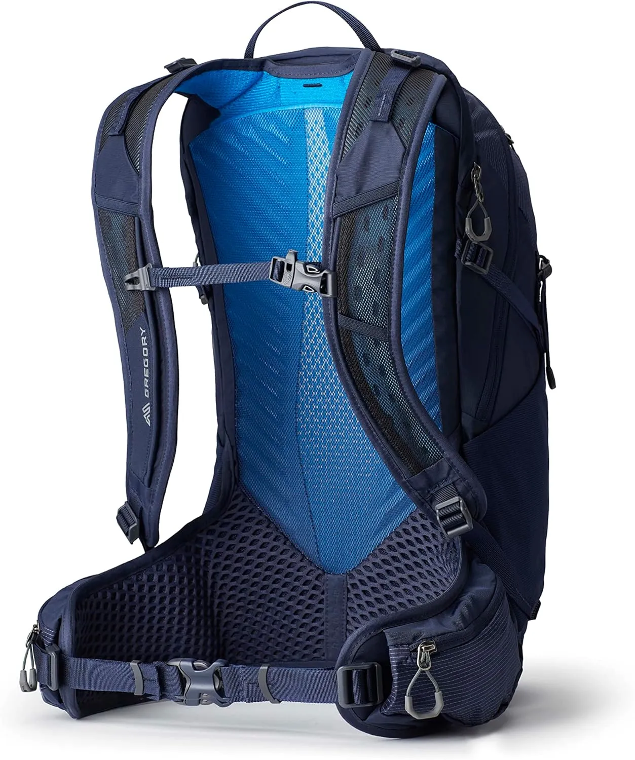 Gregory Miko 20 Unisex Day Hiking Backpack, One Size Fits All, Volt Blue