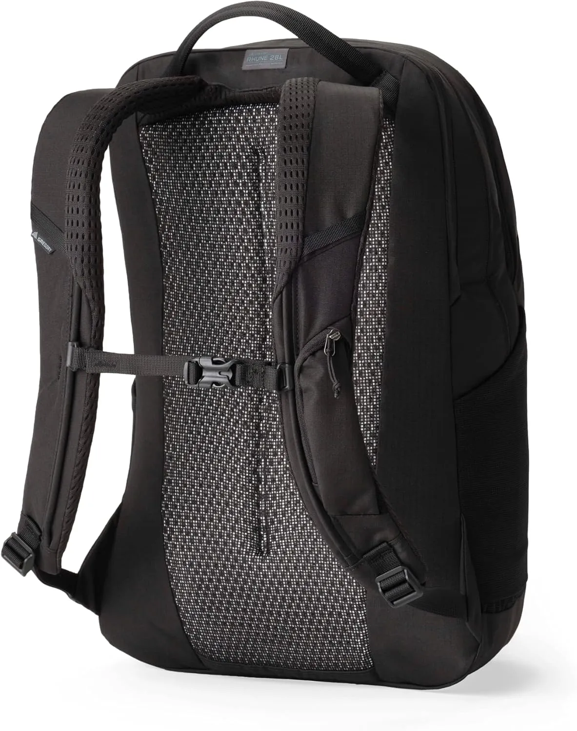 Gregory Rhune 28L Unisex Everyday Commuter Backpack, One Size Fits All, Carbon Black